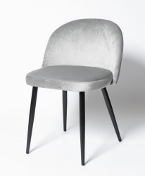 Кресло-стул DISCO black серый