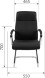Кресло для посетителей  CHAIRMAN CH 853V