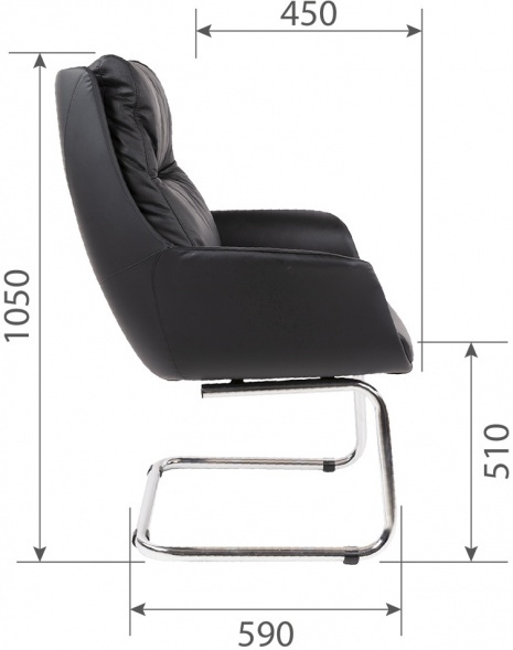 Кресло для посетителей  CHAIRMAN ПРЕМЬЕР 524