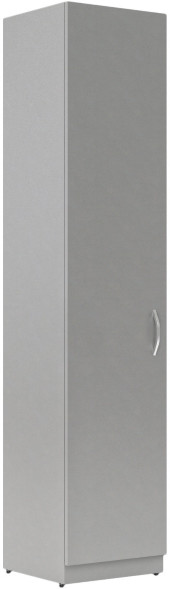 Шкаф колонка с глухой дверью SR-5U.1(L) Серый 386х375х1815