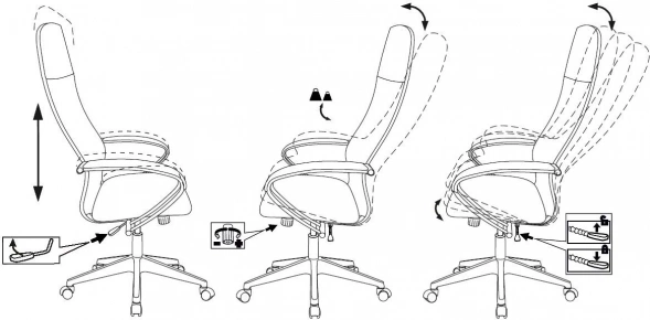 Кресло эргономичное Бюрократ CH-NOVA LUX  