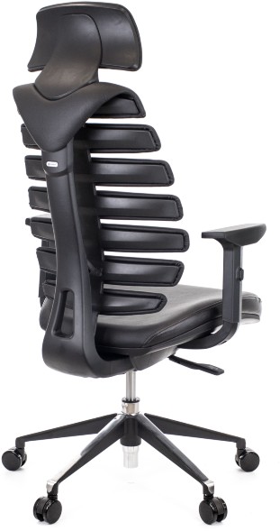 Кресло Everprof Ergo Black Кожа 