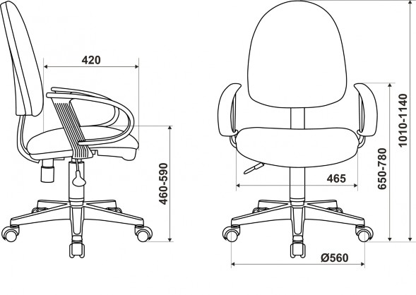 Компьютерное кресло Бюрократ CH-300