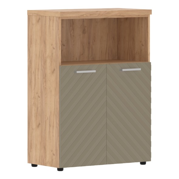 Шкаф с глухими малыми дверьми и топом TLMC 85.3 856х450х1203 TORR LUX