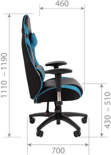 Кресло геймерское CHAIRMAN GAME CH43