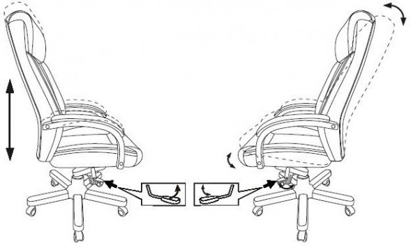 Кресло руководителя Бюрократ T-9922WALNUT