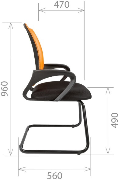 Кресло для посетителей CHAIRMAN 696 V