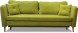 Диван Берне 2300х930х1030 зеленый