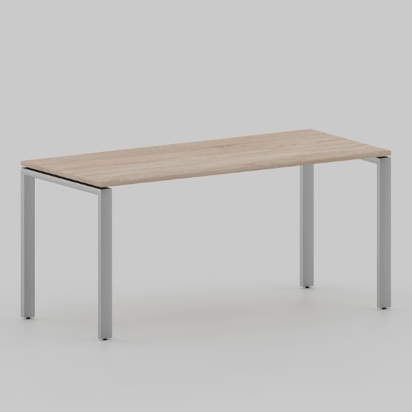 Стол Лофт 1800х700 на П-образных опорах, серый