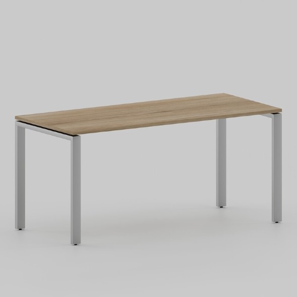 Стол Лофт 1800х700 на П-образных опорах, серый