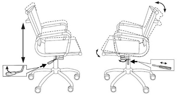 Кресло руководителя Бюрократ CH-993-Low 