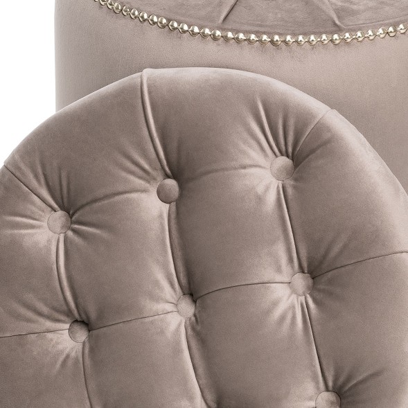 Пуф Leset Classic-02 круглый персиковый