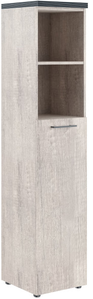 Шкаф колонка с глухой средней дверью и топом THC 42.6 Дуб Каньон 430х452х1968