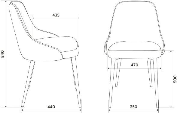 Стул для кухни Бюрократ KF-5