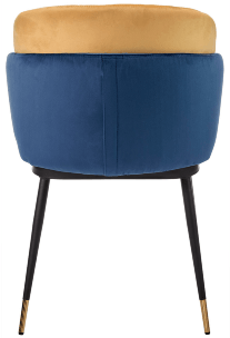 Стул Peki синий, горчичный