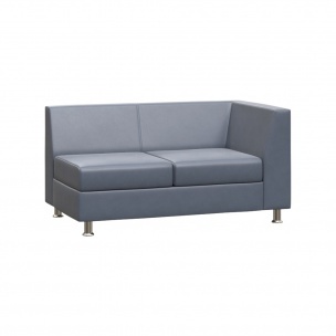 Прайм Секция с подлокотником двухместная левая PR.SP-2 (L) 1300*770*720