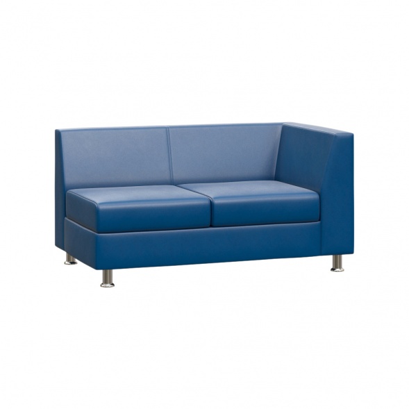 Прайм Секция с подлокотником двухместная левая PR.SP-2 (L) 1300*770*720