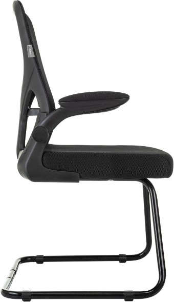 Кресло Бюрократ MC-109 черный TW-01 TW-11 сетка/ткань полозья металл черный