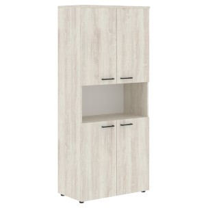 Шкаф с 2-мя комплектами глухих малых дверей и топом XHC 85.4 856х432х1955 XTEN