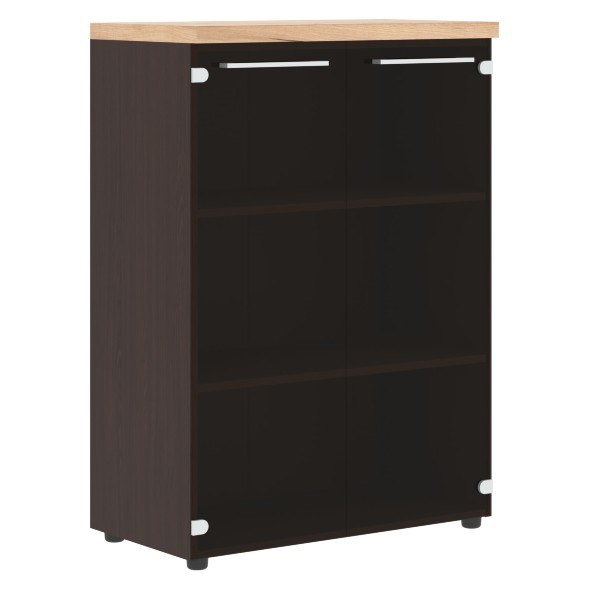 Шкаф со стеклянными дверьми и топом AMC 85.7 850х456х1201 ALTO