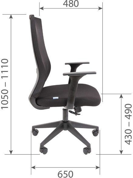 Кресло оператора  CHAIRMAN 500LT TW БП  в Казани 