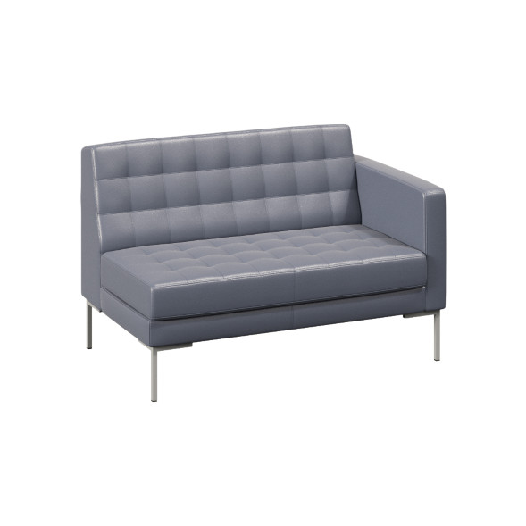 Форест Секция с подлокотником двухместная FR-SP-02 (L) 1270*800*840