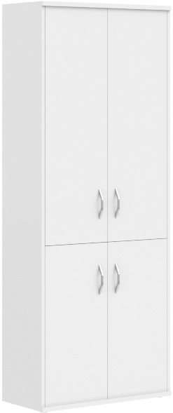 Шкаф с глухими средними и малыми дверми СТ-1.3 Белый 770*365*1975
