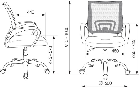 Кресло Бюрократ CH-695NLTSL в Казани 