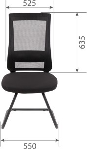 Кресло для посетителей  CHAIRMAN 500V TW